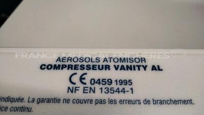 Lot of 1 x Devilbiss 5L Oxygen Concentrator Drive 525KS and 1 x 3M Electric Test System Sensing Unit 4108 YOM 2016 and 1 x Atomisor Nebulizer Vanity Al (Powers up) - 9