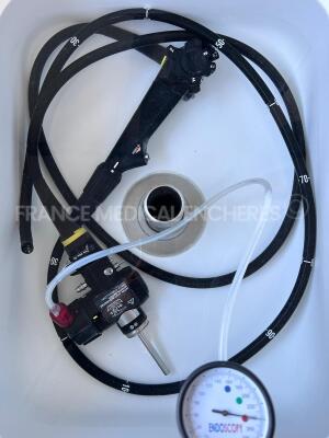 Olympus Colonoscope CF-Q180AI Engineer's report : Optical system line on image, angulation no fault found , Insertion tube no fault found , Light transmission no fault found , Channels no fault found, Leak check no fault found - 2