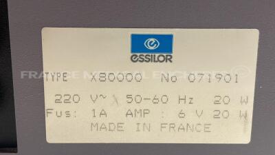 Essilor Frontofocometer X80000 - no power cable (Powers up) - 9