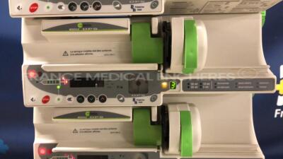 5 x Fresenius Syringe Pumps Kabi Module DPS Orchestra IEC & 1 x Fresenius Module Kabi MVP MS IEC with 1 x Fresenius Base Kabi Orchestra Intensive IEC Unit (Powers up) - 6