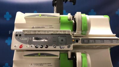 5 x Fresenius Syringe Pumps Kabi Module DPS Orchestra IEC & 1 x Fresenius Module Kabi MVP MS IEC with 1 x Fresenius Base Kabi Orchestra Intensive IEC Unit (Powers up) - 9