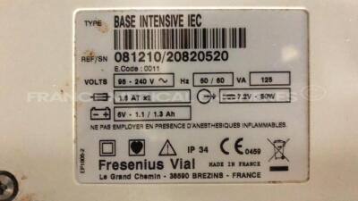 5 x Fresenius Syringe Pumps Kabi Module DPS Orchestra IEC & 1 x Fresenius Module Kabi MVP MS IEC with 1 x Fresenius Base Kabi Orchestra Intensive IEC Unit (Powers up) - 15