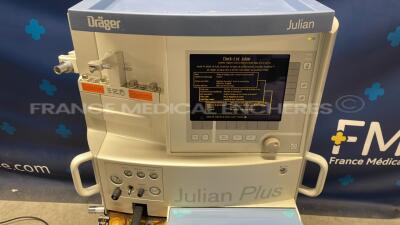 Drager Ventilator Julian Plus - S/W 3.02 (Powers up) - 5