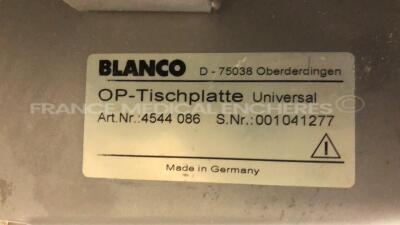 Blanco Transfer Operating Table 4544 404 - 6