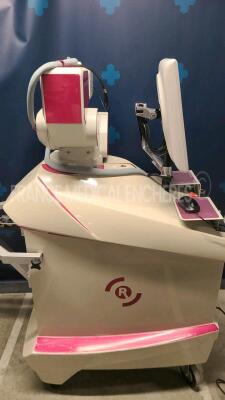 Medtech Surgical Robot Rosa - YOM 2009 - S/W 2.5.8 - battery CR2032 replaced in 12/2017 - footswitch replaced in 08/2017 - last calibration in 09/2020 - under maintenance by Zimmer till 09/2020 ( Powers up) - 3