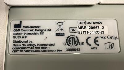 Deltamed EEG Mobile Station with Onyx Healthcare Medical Station 197ET-A1-1020 YOM 2015 - S/W 7.1.23.2024 - EEG Amplifier 1042 - Photic Stimulator Flash-401- Inbox-1142A - EEG Amplifier 1142 - Eneo Camera VKC-1416C - Camera OIVCPS - Raytec Infra red Pr - 27