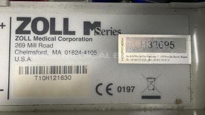 Zoll Defibrillator MSeries CCT - french language - w/ SPO2 sensor and ECG leads (Powers up) - 10