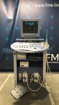 GE Ultrasound Voluson 730 Pro - YOM 2003 - S/W 2.2.0.649 - Options real time 4D - DICOM - harmonic imaging - w/ IC5-9 probe YOM 2012 - SP6-12 probe YOM 2006 (Powers up)