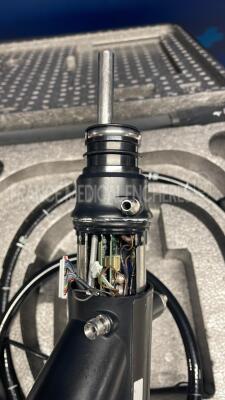 Fujinon Colonoscope EC-590WI Engineer's report : Optical system no image ,Angulation no fault found , Insertion tube no fault found , Light transmission no fault found , Channels no fault found, Leak check no fault found - 3