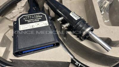 Fujinon Video Gastroscope EG-250D5 - Engineer's report : Optical system no fault found ,Angulation no fault found , Insertion tube no fault found , Light transmission no fault found , Channels no fault found, Leak check no fault found - 5