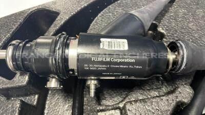 Fujinon Colonoscope EC-530WI Engineer's report : Optical system no image ,Angulation no fault found , Insertion tube no fault found , Light transmission no fault found , Channels no fault found, Leak check no fault found - 7