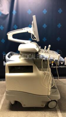 GE Ultrasound Vivid 7 Dimension - YOM 2008 - S/W 7.3.0 - Options 4D - DICOM - VG contrast - TM anatomic - tissue velocity imaging & tissue tracking advanced Qscan - Q analysis - blood flow imaging - strees echo - MPEGview - IMT - vascular - AFI - - harmo - 2