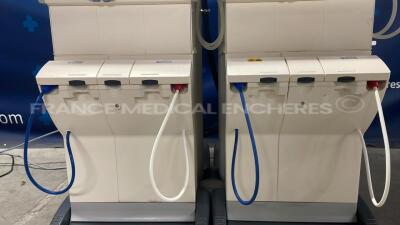 Lot of 2 x Fresenius Dialysis 5008 Cordiax - YOM 2011/2012 - S/W 4.57 - count 41441 hours/ 39745 hours (Both power up) - 6