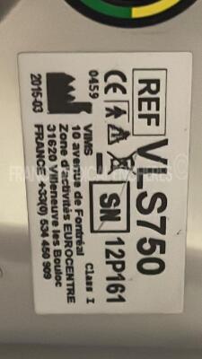 Vims Laparoscopy Mobile Station including 2 x Processors VLS 750 YOM 2015/2016 - 1 x Camera Head VSX 8000PR - 2K YOM 2014 - 1 x Laparoscope VSX 8000-2K YOM 2014 - tested and functional (Powers up) - 13