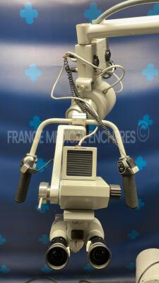Carl Zeiss Opmi 1 SH Stereo Surgical Microscope w/ Binocular 12.5x - Focal 300 and Footswitch (Powers up) - 9