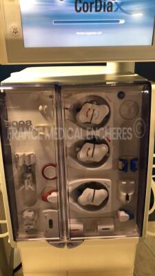 Lot of 2 x Fresenius Dialysis 5008 Cordiax - YOM 2011/2012 - S/W 4.57 - count 40058 hours/ 41347 hours (Both power up) - 5