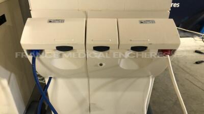 Lot of 2 x Fresenius Dialysis 5008 Cordiax - YOM 2011/2012 - S/W 4.57 - count 40142 hours/ 41205 hours (Both power up) - 7