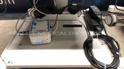 Lot of 2 x Deltamed EEG Mobile Station with Onyx Healthcare Medical Station 197ET-A1-1020 YOM 2015 Software issue - S/W 7.1.23.2024 - EEG Amplifier 1042 - Photic Stimulator Flash-401- Inbox-1142A - EEG Amplifier 1142 - Eneo Camera VKC-1416C - Camera O - 7