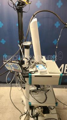 Deltamed EEG Mobile Station with Onyx Healthcare Medical Station 197ET-A1-1020 YOM 2015 - S/W 7.1.23.2024 - EEG Amplifier 1042 - Photic Stimulator Flash-401- Inbox-1142A - EEG Amplifier 1142 - Eneo Camera VKC-1416C - Camera OIVCPS - Raytec Infra red Pr - 4