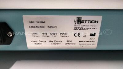 Heittich Centrifuge Rotolavit - YOM 2013 - no power cable (Powers up) - 9