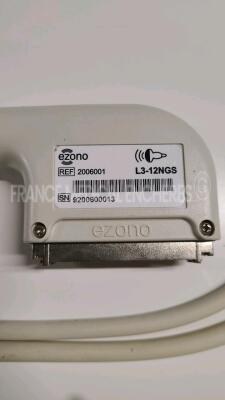 Ezono Ultrasound 4000 - YOM 2014 - S/W 2.2 - options needle detection - cue cards - dicom storage - w/ L3-12NGS probe YOM 2013 - CL1-6 probe YOM 2013 (Powers up) - 11