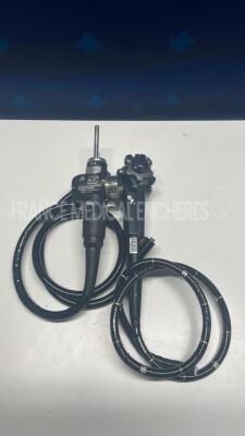 Olympus Gastroscope GIF-1T140 - Engineer's report : Optical system no fault found ,Angulation no fault found , Insertion tube no fault found , Light transmission no fault found , Channels leak in the operative channel , Leak check no fault found