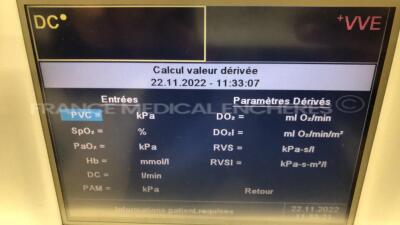 Edwards Lifesciences Patient Monitor Vigileo - YOM 2011 - S/W V04.00 (Powers up) - 5