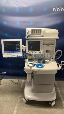 Datex Ohmeda Anaesthesia Ventilator S/5 Avance including Modules E-Restin and E-CIAO w/ Cuff and ECG leads (Powers up)