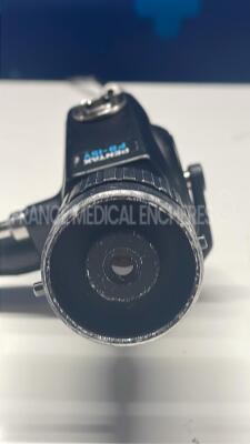 Pentax Fiber Bronchoscope FB-15V - Engineer's report : Optical system several dots on image ,Angulation no fault found , Insertion tube little pinch , Light transmission no fault found , Channels no fault found, Leak check no fault found - 4