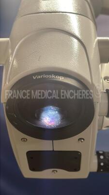 Zeiss OPMI Sensera Surgical Microscope on S7 stand - YOM 2014 - Firmware version 3.3 - missing Missing Eyepieces (Powers up) - 7