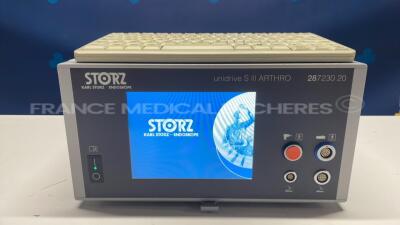 Storz Arthroscopy Console Unidrive S3 Arthro 287230 20 - 2376 hours (Powers up)