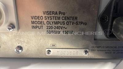 Olympus Processor Visera Pro OTV-S7Pro w/ Olympus Camera OTV-S7 (Powers up) - 7
