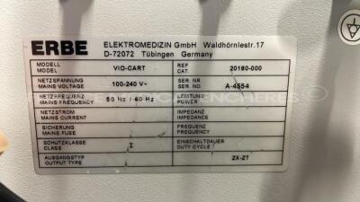 Erbe Electrosurgical Unit VIO 300 S with vio-cart - S/W 1.2.2 (Powers up) - 8