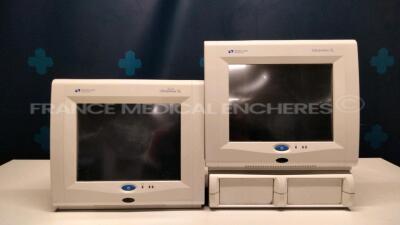 Lot of 2 Spacelabs Patient Monitors Ultraview SL untested due to missing power suuplies