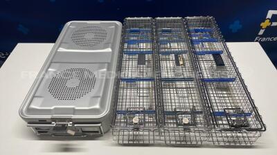 Lot of 3 x Storz Sterilization Boxes and 1x Aesculap Sterilization Box - in excellent condition