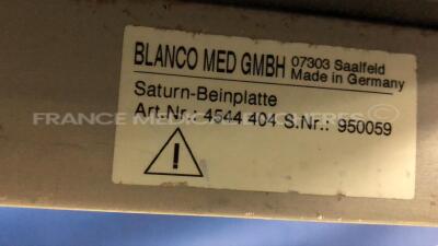 Lot of 2 x Blanco Transfer Operating Table 4544 404 - 7