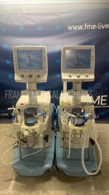 Lot of 2 x Taema Ventilators Felix - S/W 8.023 - Count 28175h/31857h (Both power up)