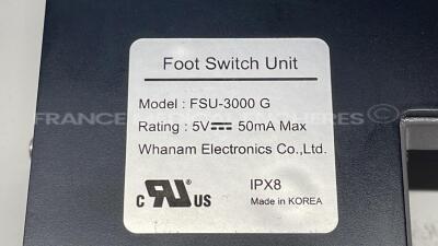 Lot of 2 x Footswitch FSU-3000 G for GE ultrasound Voluson E8 / Voluson E6 / Logiq S8 - 3