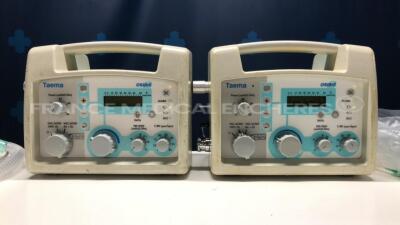 Lot of 2 x Taema Ventilator Osiris 2 - S/W V1.020 (Powers up)