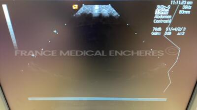 Acuson Ultrasound Sequoia C512 - YOM 2008 w/ Acuson Probe 4C1 and Acuson Probe 15L8w and Acuson Probe 6L3 and 3V2c (Powers up) - 24