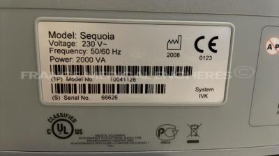 Acuson Ultrasound Sequoia C512 - YOM 2008 w/ Acuson Probe 4C1 and Acuson Probe 15L8w and Acuson Probe 6L3 and 3V2c (Powers up) - 30