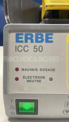 Erbe Electrosurgical Unit ICC50 w/ Footswitch (Powers up) - 3