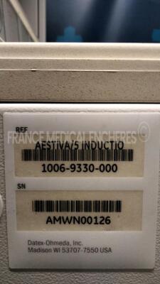 Lot of 4 x Datex-Ohmeda Anesthesia Trolleys Aestiva/5 - 11