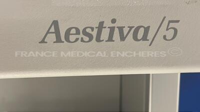 Datex Ohmeda Ventilator Aestiva/5 7900 sw 3.50 (Powers up) - 7