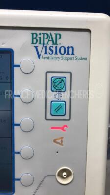 BIPAP Vision Ventilatory Support System 582080 - S/w 13.8PAV - Count 2 hrs (Powers up) - 6