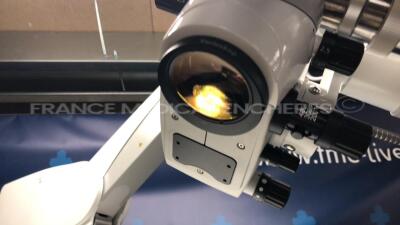 Carl Zeiss ENT Surgical Microscope S7 OPMI Movena - Focus f170 lense - w/ Dual Binoculars 12.5x (Powers up) - 4