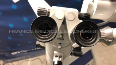 Carl Zeiss ENT Surgical Microscope S7 OPMI Movena - Focus f170 lense - w/ Dual Binoculars 12.5x (Powers up) - 6