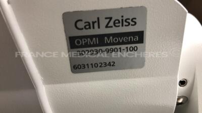 Carl Zeiss ENT Surgical Microscope S7 OPMI Movena - Focus f170 lense - w/ Dual Binoculars 12.5x (Powers up) - 15