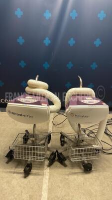 Lot of 2x Surgical Company Patient Warming Units Mistral Air and Mistral Air plus - YOM 2016 (All power up)