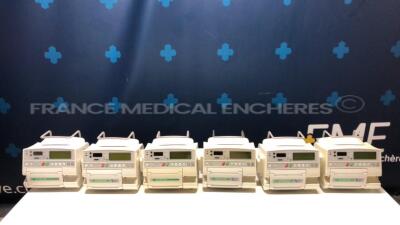 Lot of 6 x Fresenius Volumetric Pumps Optima MS - no power cables (All power up)